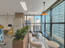 リフレッシュスペースです（一息つきたいときや、お昼休憩にご自由にお使いいただけます）