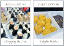 社内でランチミーティングも開催してます！