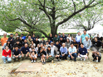 毎年恒例のBBQにて