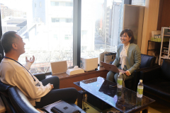 顧問先様との打ち合わせ
