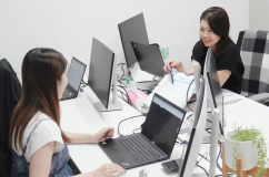 仕事の様子