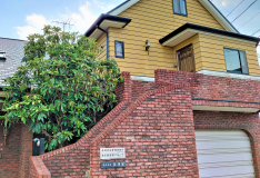 事務所の外観　レンガ造りのオフィスです