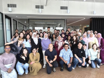 マレーシアでの会議での集合写真
