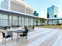 屋上庭園です