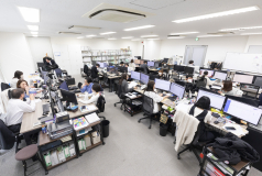 勤務予定のオフィス（執務室）です。快適に働ける環境を整えています。